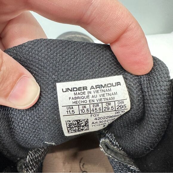 Under Armour Valsetz Rts black tactical boots men's 11.5 waterproof 3022138 - Picture 7 of 7